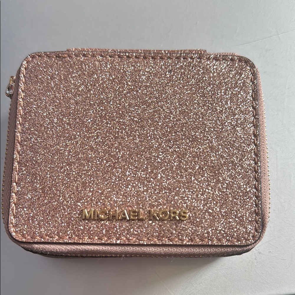 Michael Kors Rose Gold Sparkle Wallet